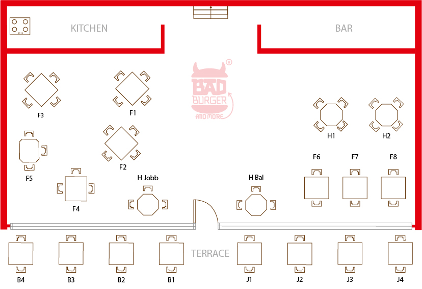 BadBurgerAndMore Földszint